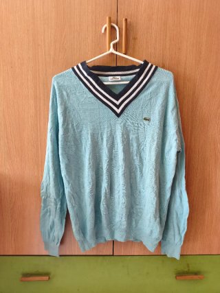Jersey Lacoste Azul V-Neck
