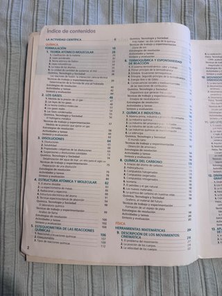 Física y química, 1 Bachillerato