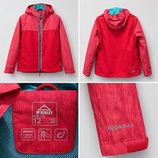 Chaqueta McKinley impermeable niña roja