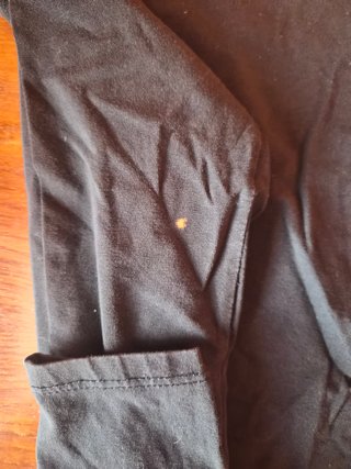 Crop top Tally Weijl manica lunga nero