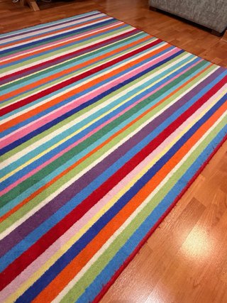 Alfombra Ikea Rayas Multicolor