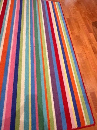 Alfombra Ikea Rayas Multicolor