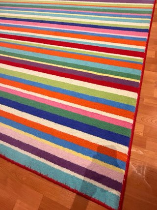 Alfombra Ikea Rayas Multicolor