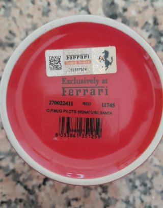 Taza Ferrari Fernando Alonso Santander NUEVA