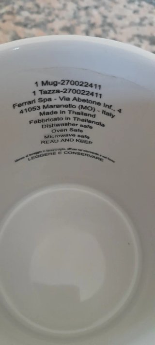Taza Ferrari Fernando Alonso Santander NUEVA