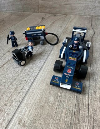 Set Auto Formula 1 Mattoncini Tipo Lego
