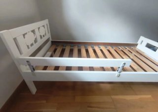 Cama infantil IKEA Kritter blanca
