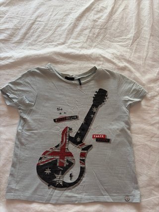 Camiseta niño IKKS Talla 5-6 Guitarra