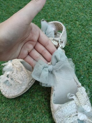Cuñas de esparto Comunión niña