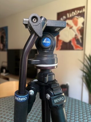 Trípode Benro Slim + cabeza fluida S2CSH