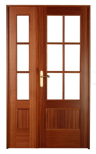Negociable!!! Puerta doble Atenas Sapelly Leroy Me