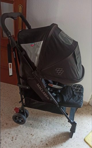 Silla Paseo Maclaren Techno Arc Negra plegable