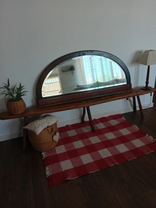 Banco rústico de madera restaurado ,venta en pers