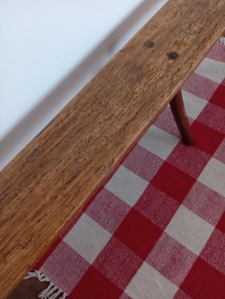 Banco rústico de madera restaurado ,venta en pers