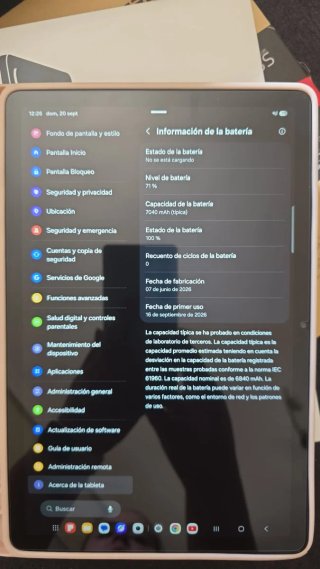 Samsung Galaxy Tab A11 Plus gris 8gb 256gb