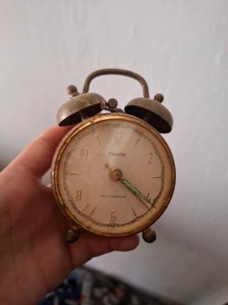 Reloj despertador antiguo Blessing Dos Campanas