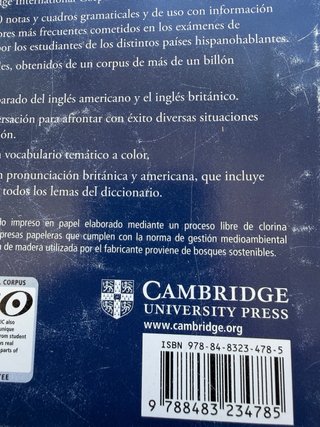 Diccionario Bilingüe Cambridge Spanish-English ...