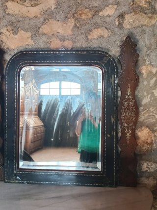 Recibidor-Consola antiguo marquetería mármol