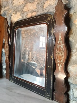 Recibidor-Consola antiguo marquetería mármol
