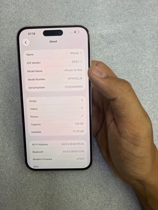 iPhone 15 Plus 128GB Rosa