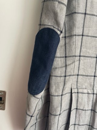 Blazer El Ganso Lino Gris Talla 46