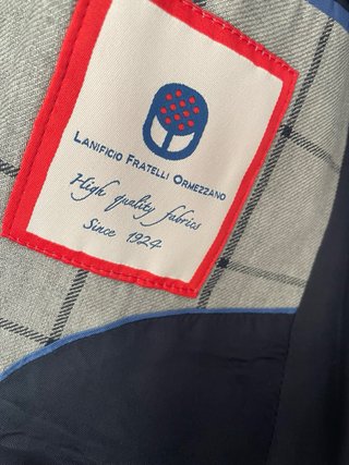Blazer El Ganso Lino Gris Talla 46