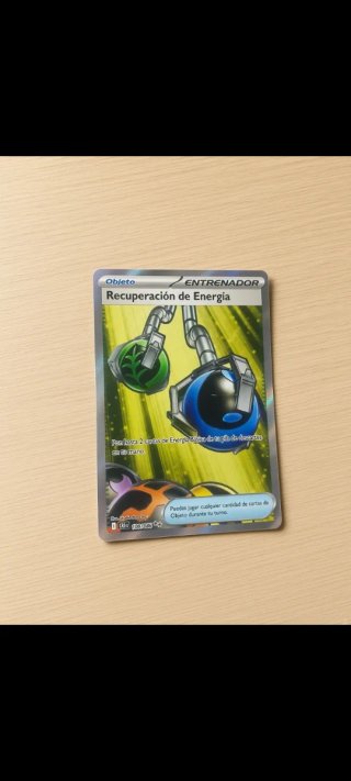 Carta Pokémon Recuperación de Energía