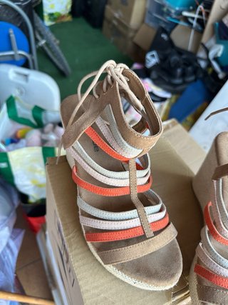 Sandalias INS cuña multicolor