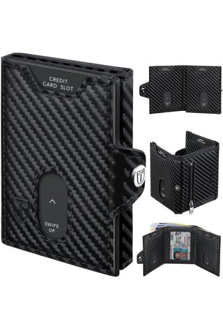 Cartera Elegante Hombre Negro