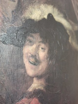 Rembrandt, óleo sobre lienzo, alta calidad