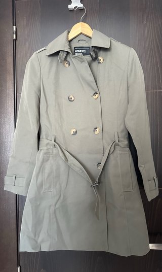 Gabardina verde oliva Lefteis Talla S