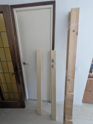 Cama Doble Madera 135cm
