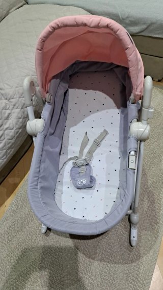 Moisés para bebé rosa Kinderkraft