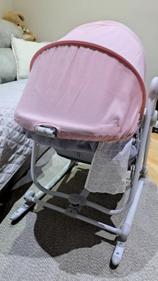 Moisés para bebé rosa Kinderkraft