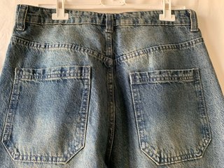 Jeans Terranova donna gamba ampia tg L puro cotone
