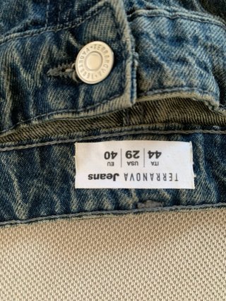 Jeans Terranova donna gamba ampia tg L puro cotone