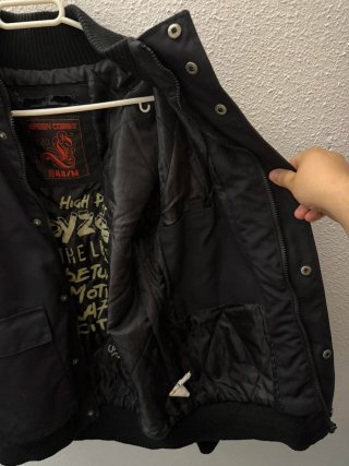 Cazadora bomber M acolchada invierno Green Coast