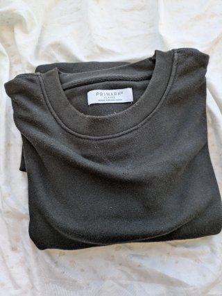 Sudadera Primark Negra Talla XL Hombre