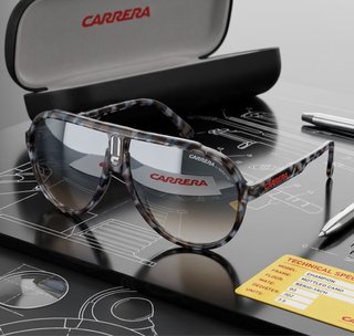 Carrera Endurance Tartarugato Grigio + Custodia
