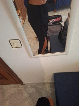 Falda larga negra talla única