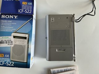 Radio Sony ICF-S22 FM/AM