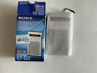 Radio Sony ICF-S22 FM/AM