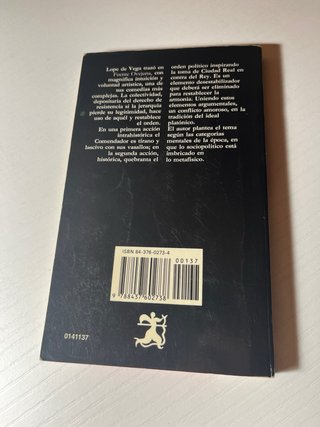 Se vende libro Fuenteovejuna