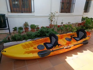 Kayak Valdés naranja 2 plazas
