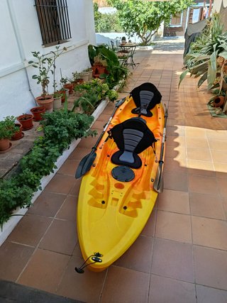Kayak Valdés naranja 2 plazas