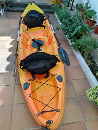 Kayak Valdés naranja 2 plazas