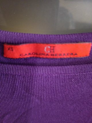 Vestido Morado Carolina Herrera