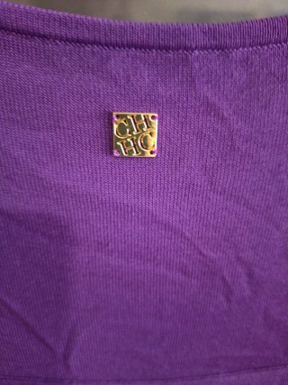 Vestido Morado Carolina Herrera