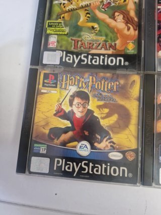 Lote 4 Giochi PS1: Tarzan, Tekken 3, Harry Potter