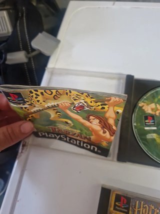 Lote 4 Giochi PS1: Tarzan, Tekken 3, Harry Potter